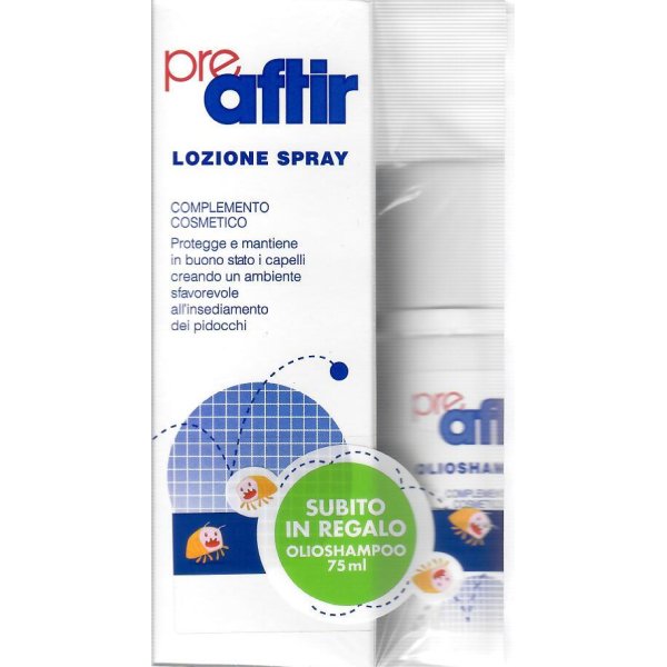 PREAFTIR LOZIONE SPRAY 100ML in omaggio olioshampoo 75ml
