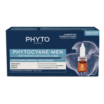 PHYTOCYANE FIALE UOMO CADUTA SEVERA 12 FIALE DA 5 ML