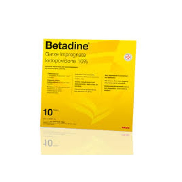 Betadine 10 Garze Impregnate 10x10