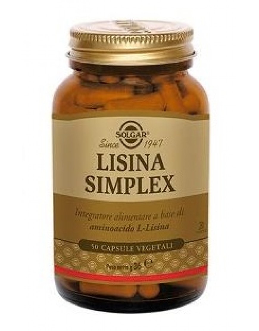 LISINA SIMPLEX 50CPS VEGETALI