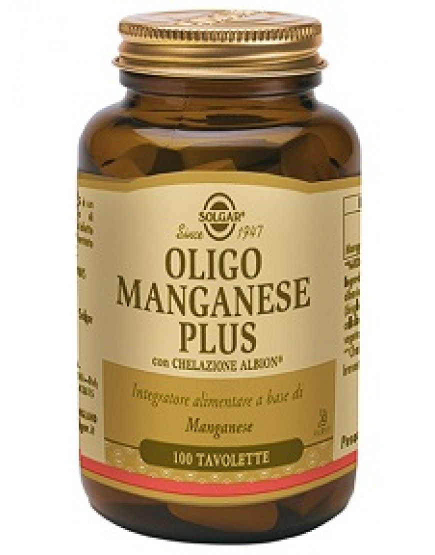 Solgar Oligo Manganese Plus 100 Tavolette