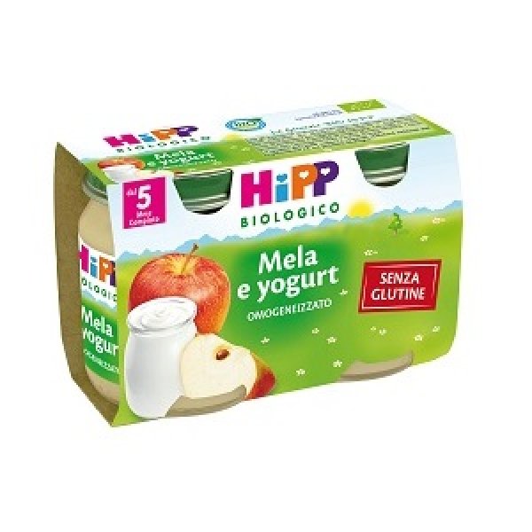 HIPP BIO OMOGENEIZZATO MELA YOGURT 2 X 125G