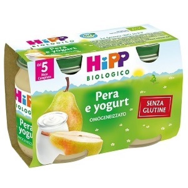 HIPP BIO OMOGENEIZZATO PERA YOGURT 2 X 125G
