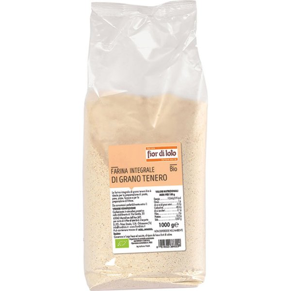 FARINA INTEGR GRANO TENERO 1KG FARINA INTEGR GRANO TENERO 1KG
