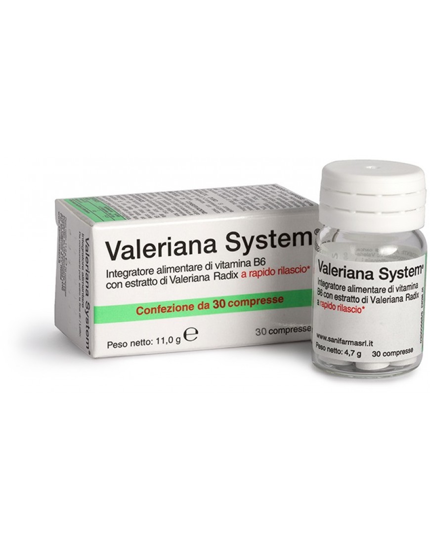 VALERIANA SYSTEM 30 COMPRESSE