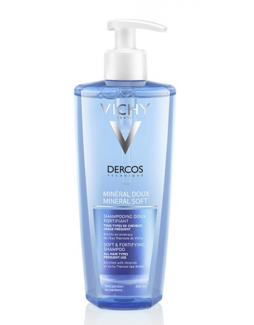 Vichy Dercos Shampoo Mineral Doux Dolce Fortificante 400ml 