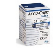 ACCU-CHEK AVIVA 25STRISCE
