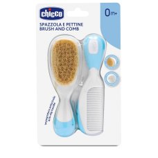 CHICCO SPAZZOLA E PETTINE AZZURRO