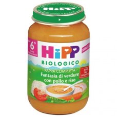 HIPP BIO FANTASIE VERDURE POLLO RISO