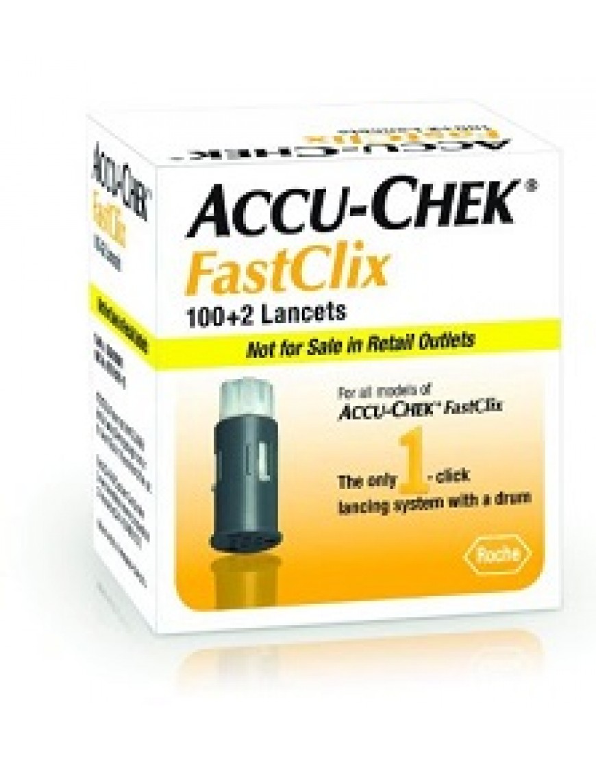ACCU-CHEK FASTCLIX 100+2LANCETTE