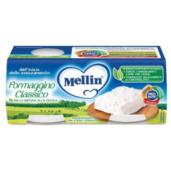 MELLIN OMOG FORMAGGIO 2X80G MELLIN OMOG FORMAGGIO 2X80G
