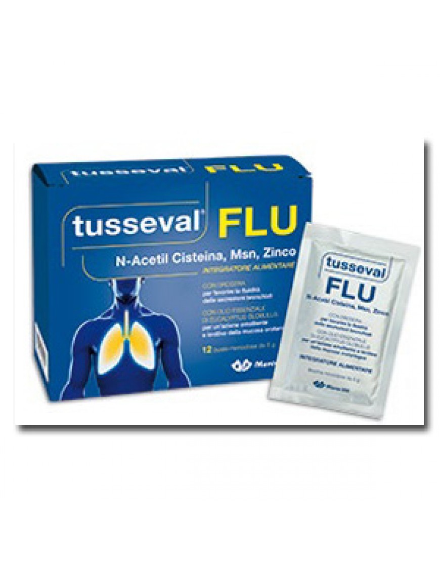 TUSSEVAL FLU 12 BUSTINE SOLUBILI 60 G