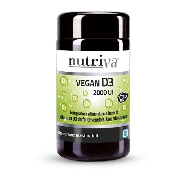 NUTRIVA VEGAN D3 60 COMPRESSE 2000 UI