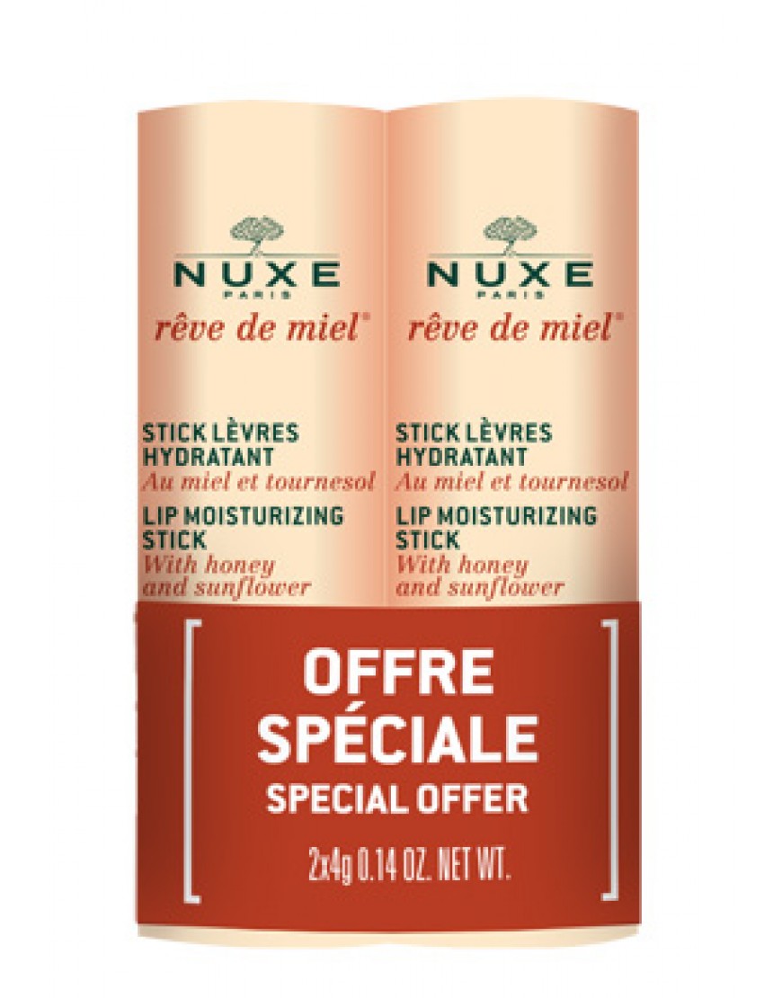 NUXE DUO STICK LEVRES HYDR2X4G