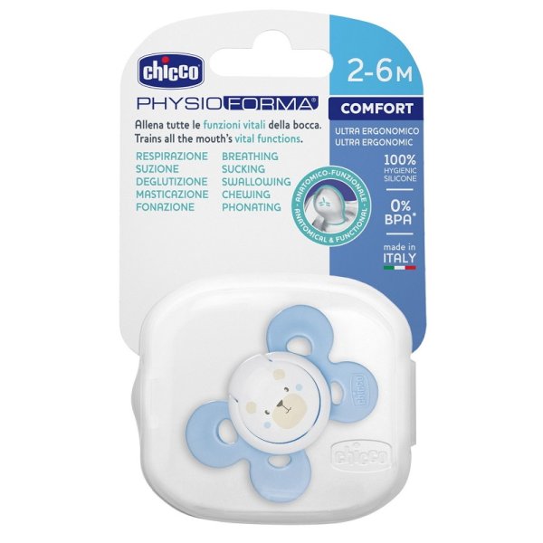 CHICCO SUCCHIETTO COMFORT BOY SILICONE 0-6 MESI