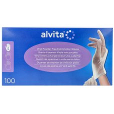 ALVITA GUANTI VINILE S/POLV L