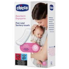 CHICCO MOMMY DONNA ASSORBENTE  COTONE POSTPARTO 10PZ