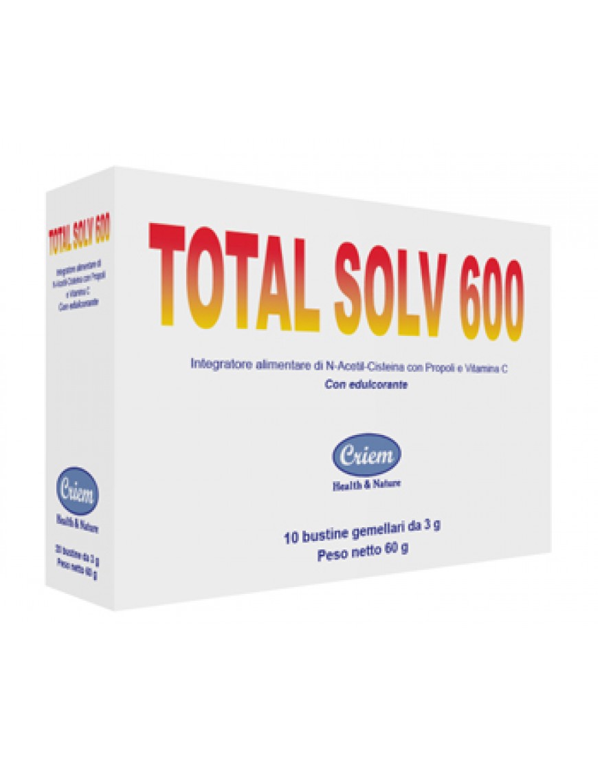 TOTAL SOLV 600 10 BUSTINE GEMELLARI