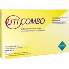 UTICOMBO 10 CAPSULE + 10 COMPRESSE MASTICABILI UTICOMBO 10 CAPSULE + 10 COMPRESSE MASTICABILI