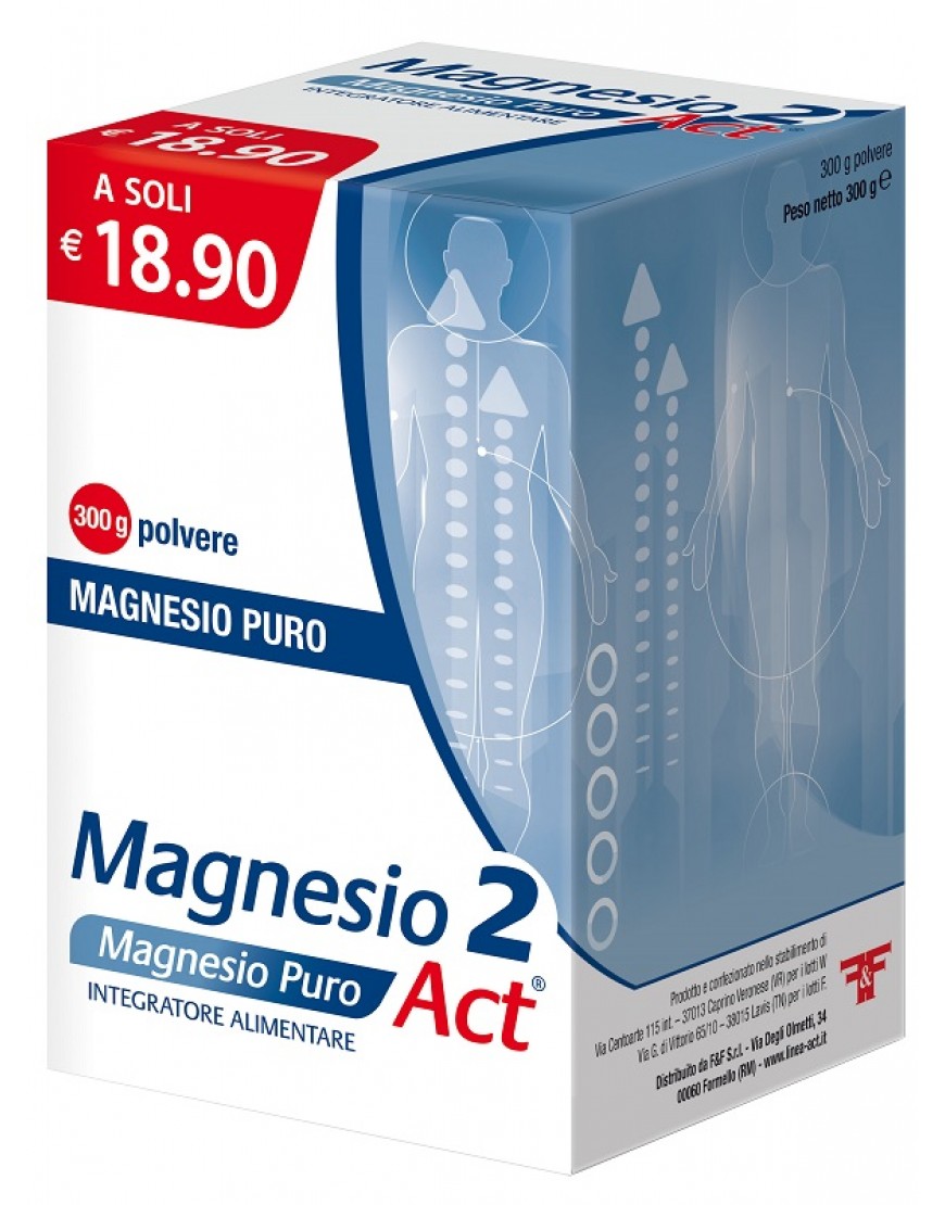 MAGNESIO 2 ACT PURO POLVERE 300 G