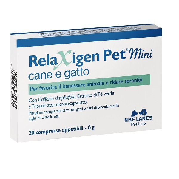 RELAXIGEN PET MINI BLISTER 20 COMPRESSE RELAXIGEN PET MINI BLISTER 20 COMPRESSE