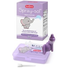 BUONA SPRAY-SOL KIT 5 PEZZI 1 SPRAY SOL + 1 SIRINGA LUER LOCK DA 5 ML + 1 AGO CANNULA + ELEFANTINO COPRI-SIRINGA