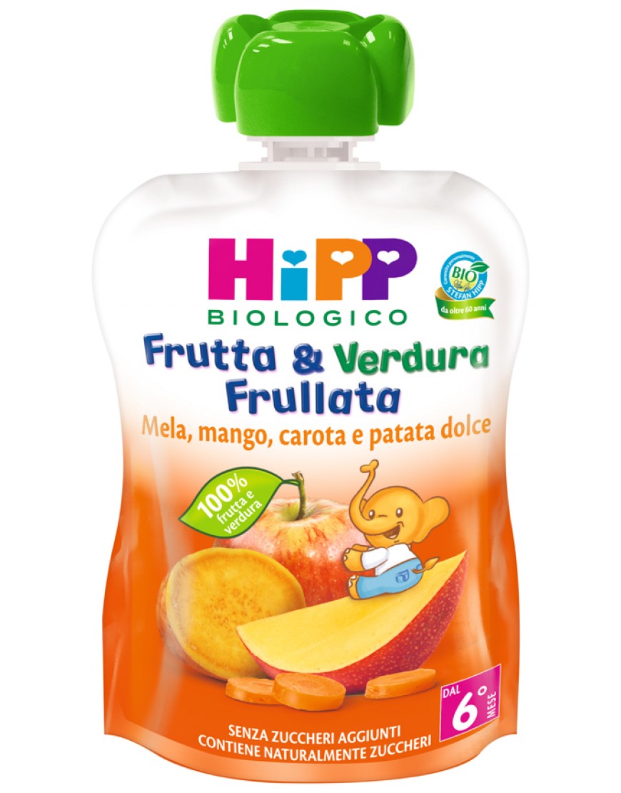 HIPP BIO FRUTTA & VERDURA MELA MANGO CAROTA PATATA DOLCE 90G