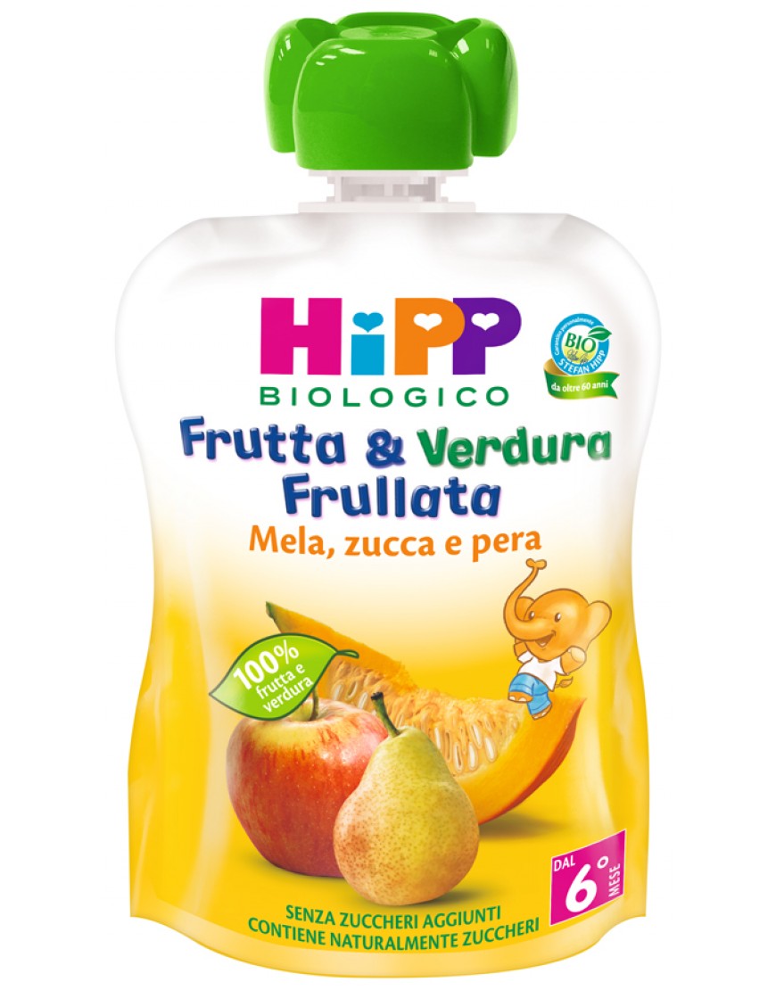 HIPP BIO FRUTTA & VERDURA MELA PERA ZUCCA 90 G