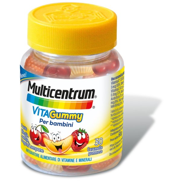 MULTICENTRUM VITAGUMMY 30 CARAMELLE GOMMOSE MULTICENTRUM VITAGUMMY 30 CARAMELLE GOMMOSE