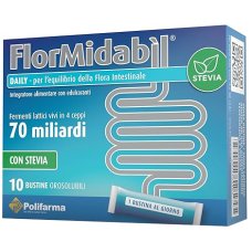 FLORMIDABIL DAILY 10 BUSTINE CON STEVIA