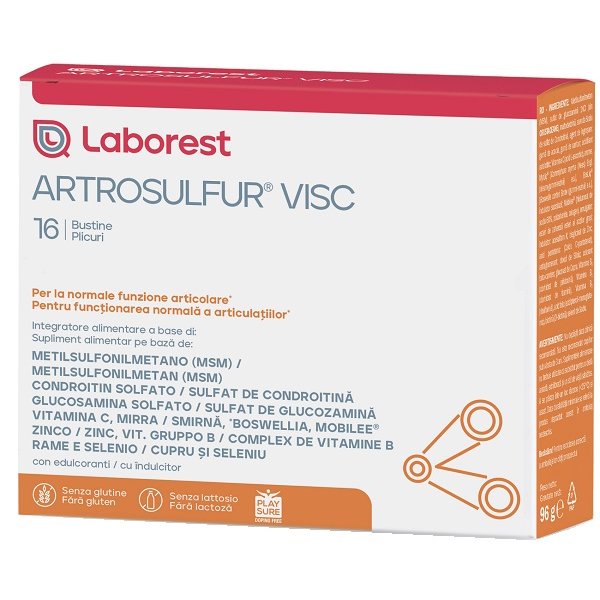 ARTROSULFUR VISC 16 BUSTINE DA 6 G