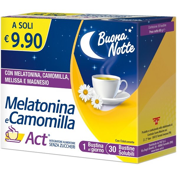 MELATONINA ACT +CAMOMIL 30BUST MELATONINA ACT +CAMOMIL 30BUST