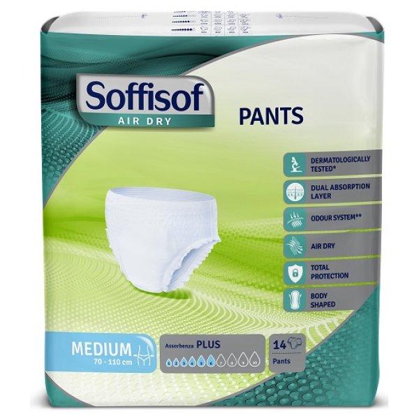 SOFFISOF AIR DRY PANTS PLUS M