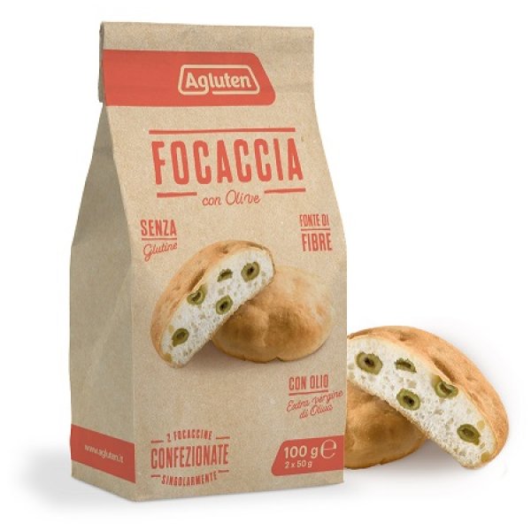 AGLUTEN FOCACCIA OLIVE 100G