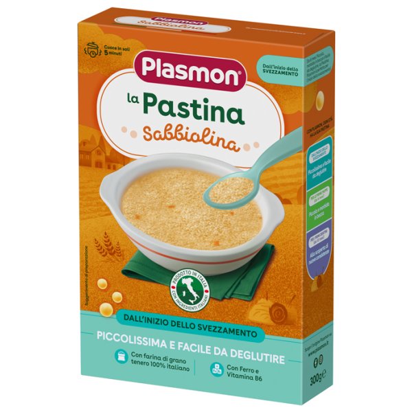 PLASMON PASTA SABBIOLINA 300G PLASMON PASTA SABBIOLINA 300G