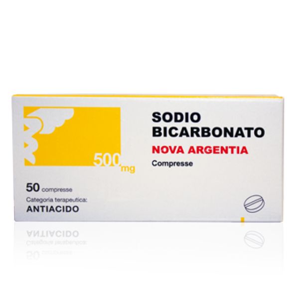 SODIO BICARBONATO (NOVA ARGENTIA)*50 cpr 500 mg