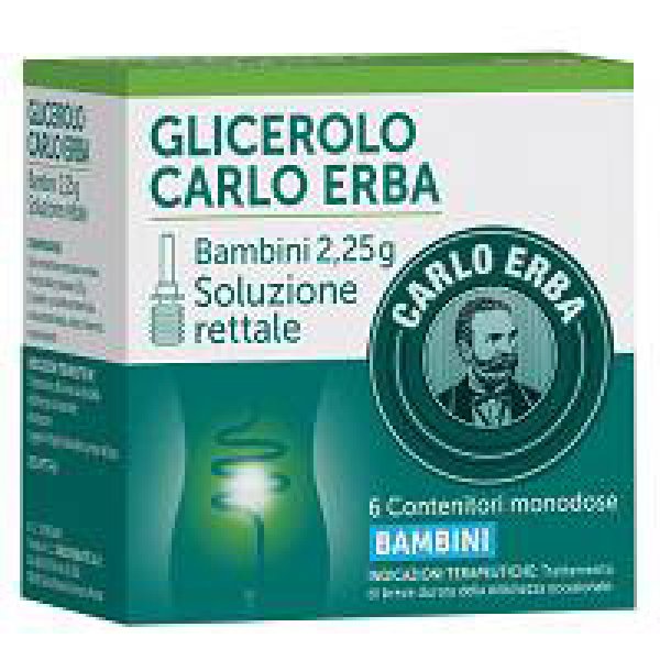 Carlo Erba Glicerolo Bambini 6 Contenitori 2,25g