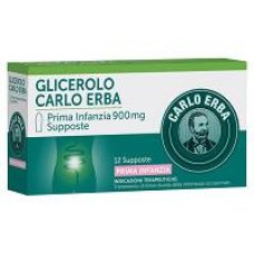 Carlo Erba Glicerolo Prima Infanzia 12 Supposte 900