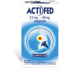 ACTIFED*12 COMPRESSE 2,5MG+60MG