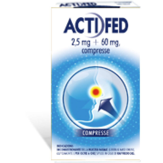 ACTIFED*12 COMPRESSE 2,5MG+60MG