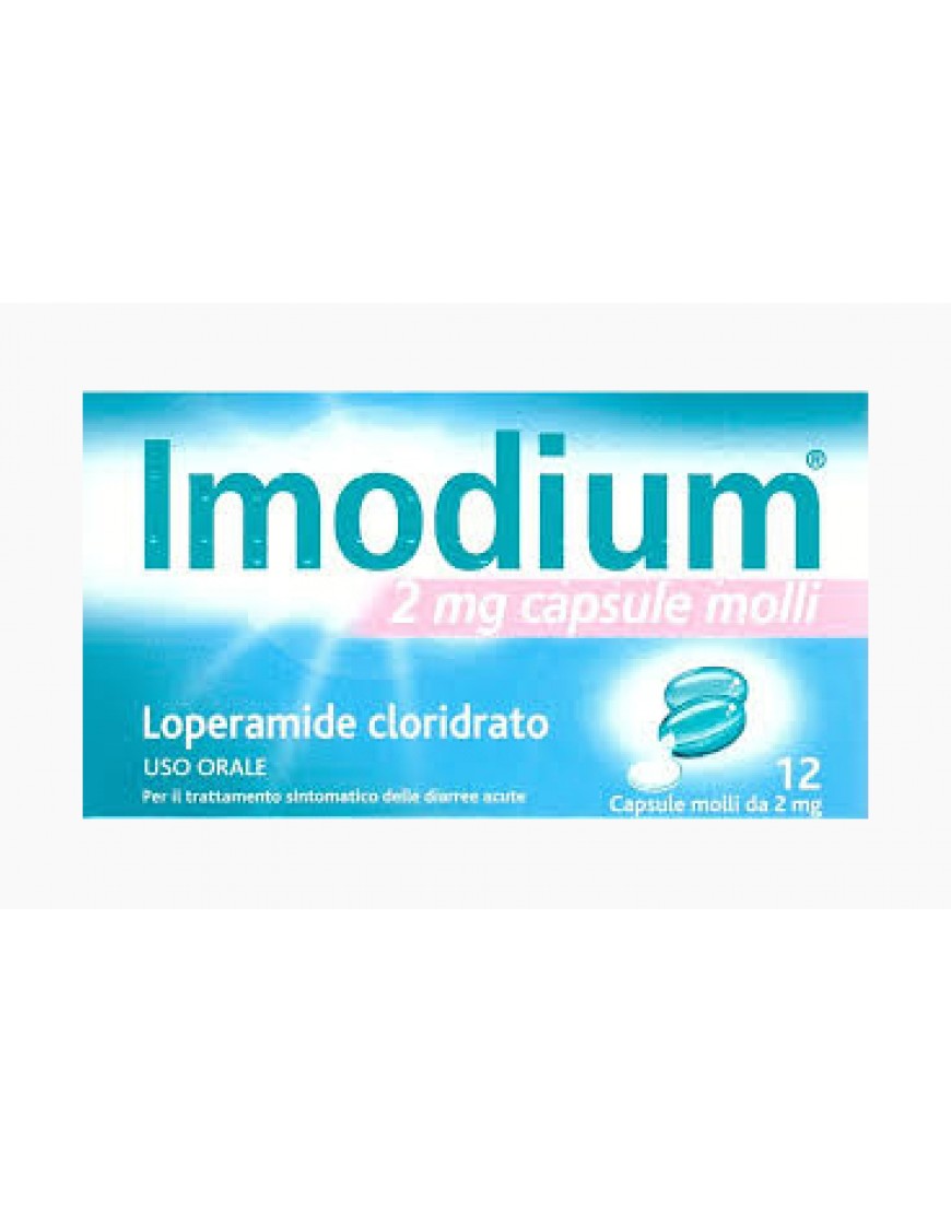 Imodium 12capsule Molli 2mg
