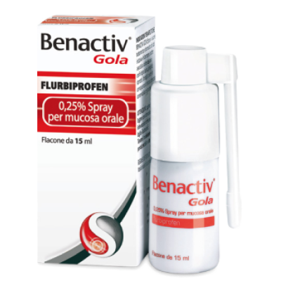 BENACTIV GOLA SPRAY 15 ML 0,25% BENACTIV GOLA SPRAY 15 ML 0,25%