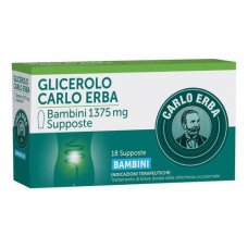 Carlo Erba Glicerolo Bambini 18 Supposte 1375mg