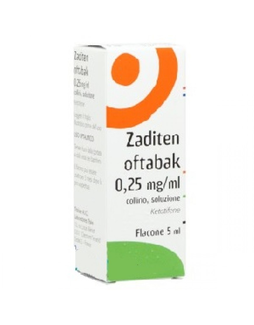 ZADITEN OFTABAK*collirio 5 ml 0,25 mg/ml
