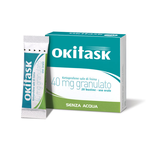 OKITASK*OS GRAT 20 BUSTINE 40MG