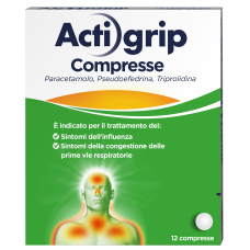 ACTIGRIP*12CPR 2,5+60+500MG