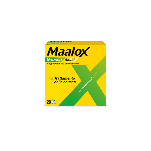 MAALOX NAUSEA*20 cpr efferv 5 mg