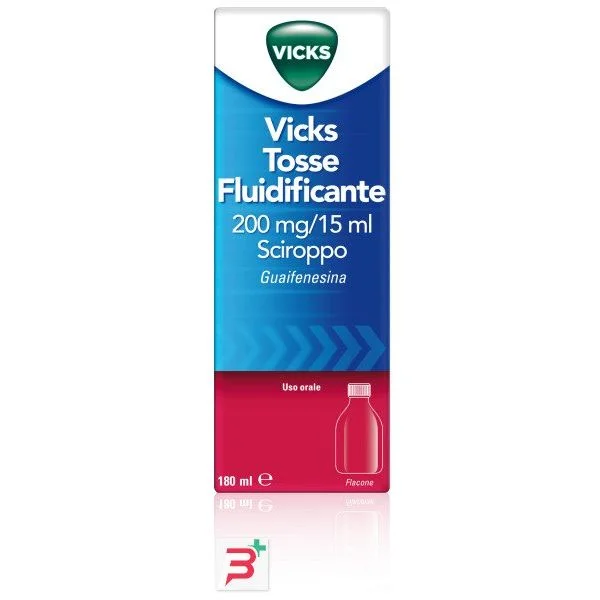 Vicks Tosse Fluidificante Flacone 180ml