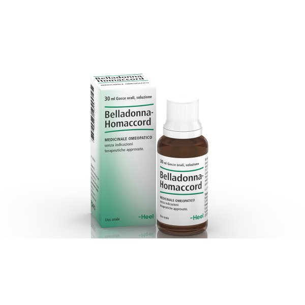 BELLADONNA HOMACCORD*gocce orali 30 ml flacone contagocce BELLADONNA HOMACCORD*gocce orali 30 ml flacone contagocce